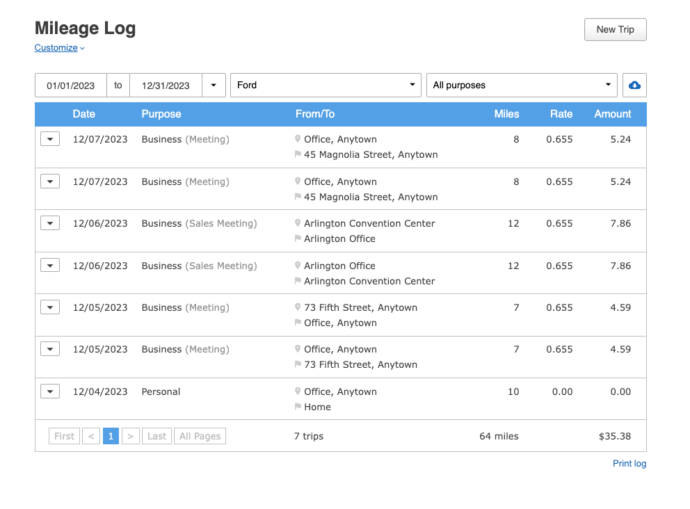 Add Ons Mileage Log Skynova Add ons mileage log skynova