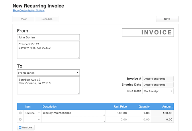 Recurring Invoices Skynova Com